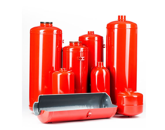 Outer Surface of Fire Extinguisher
